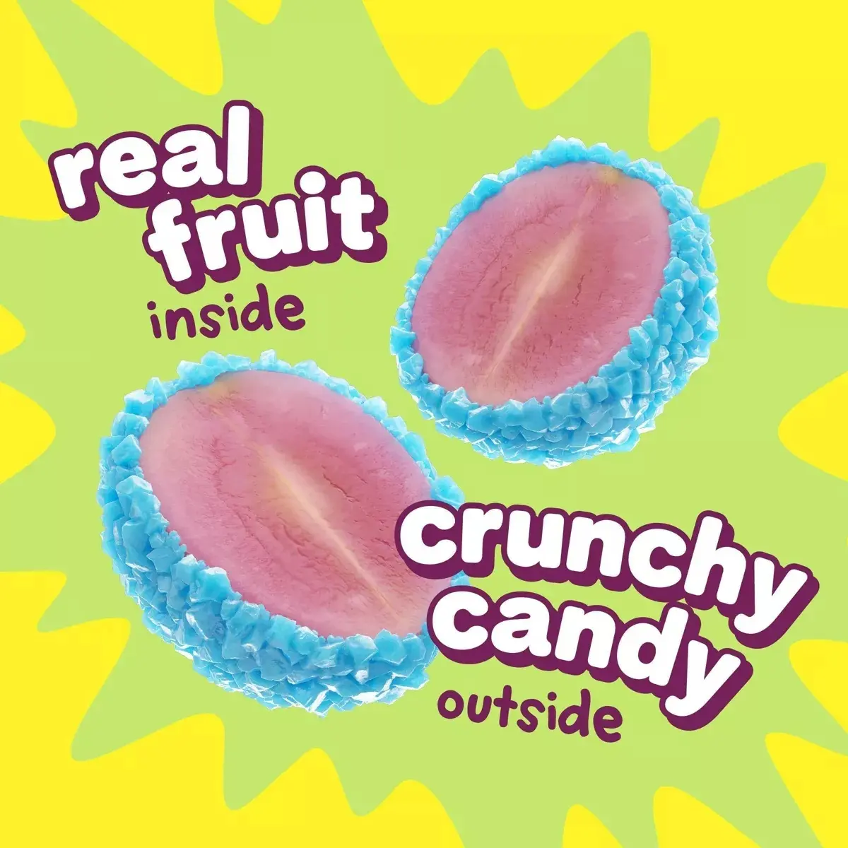 Fruit Riot Frozen Crunchy Candy Grapes Mix - 8Oz - Image 3